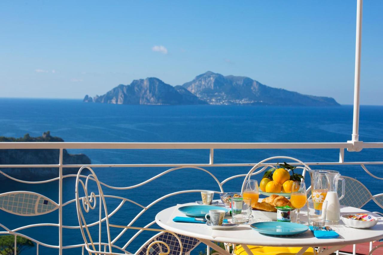 Il Sogno Di Lina Sorrento Coast Capri View Villa Massa Lubrense Exterior photo