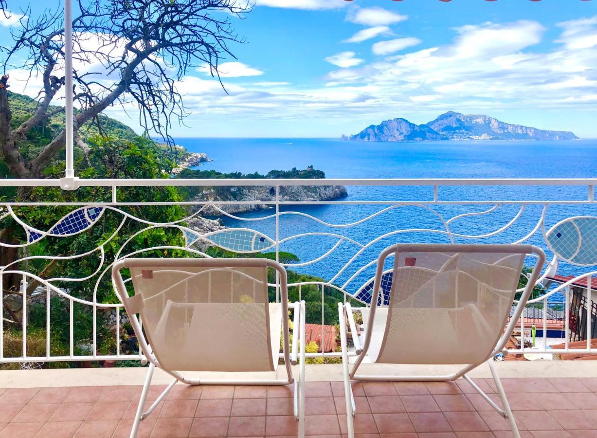 Il Sogno Di Lina Sorrento Coast Capri View Villa Massa Lubrense Exterior photo