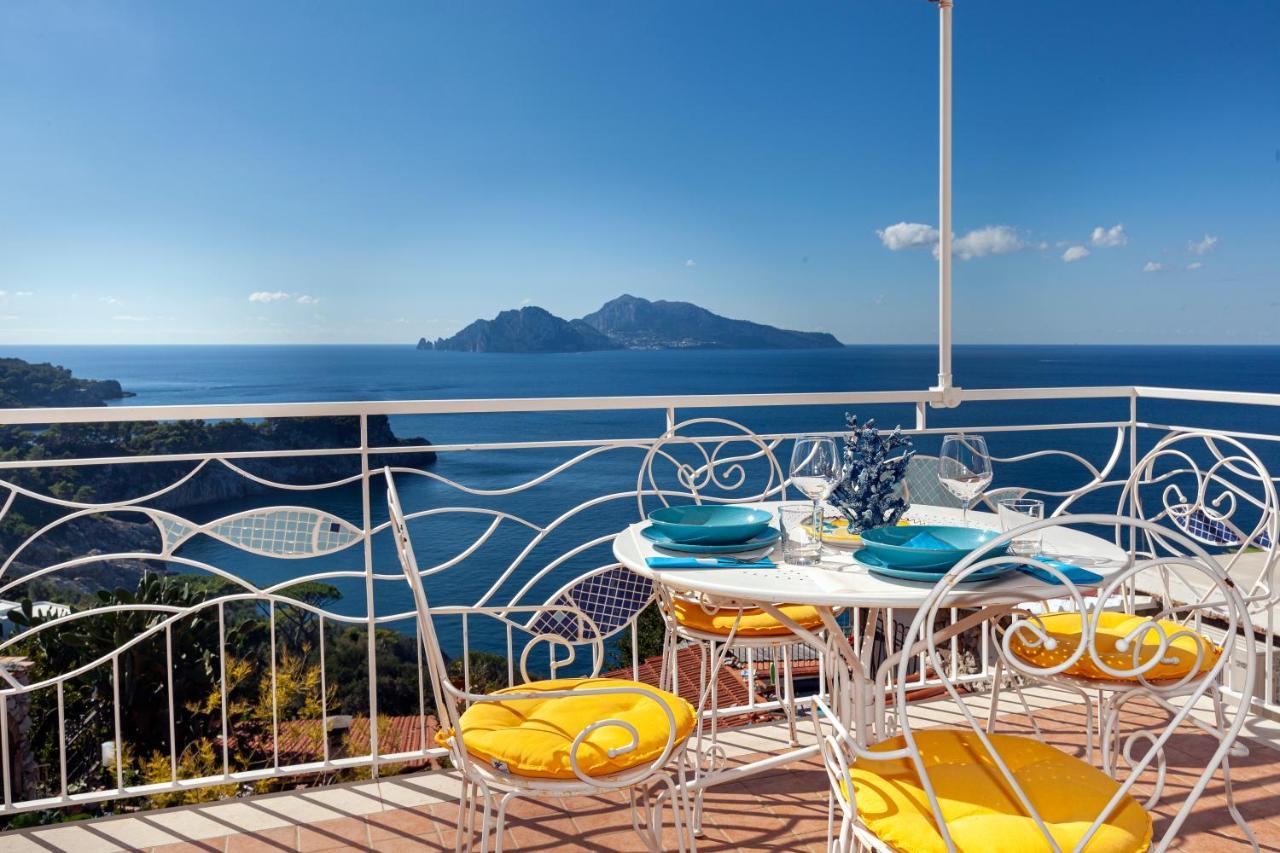 Il Sogno Di Lina Sorrento Coast Capri View Villa Massa Lubrense Exterior photo