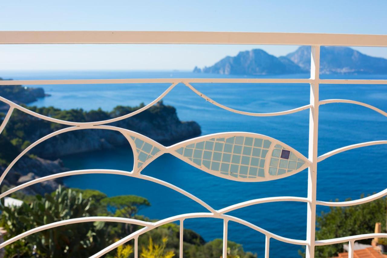 Il Sogno Di Lina Sorrento Coast Capri View Villa Massa Lubrense Exterior photo